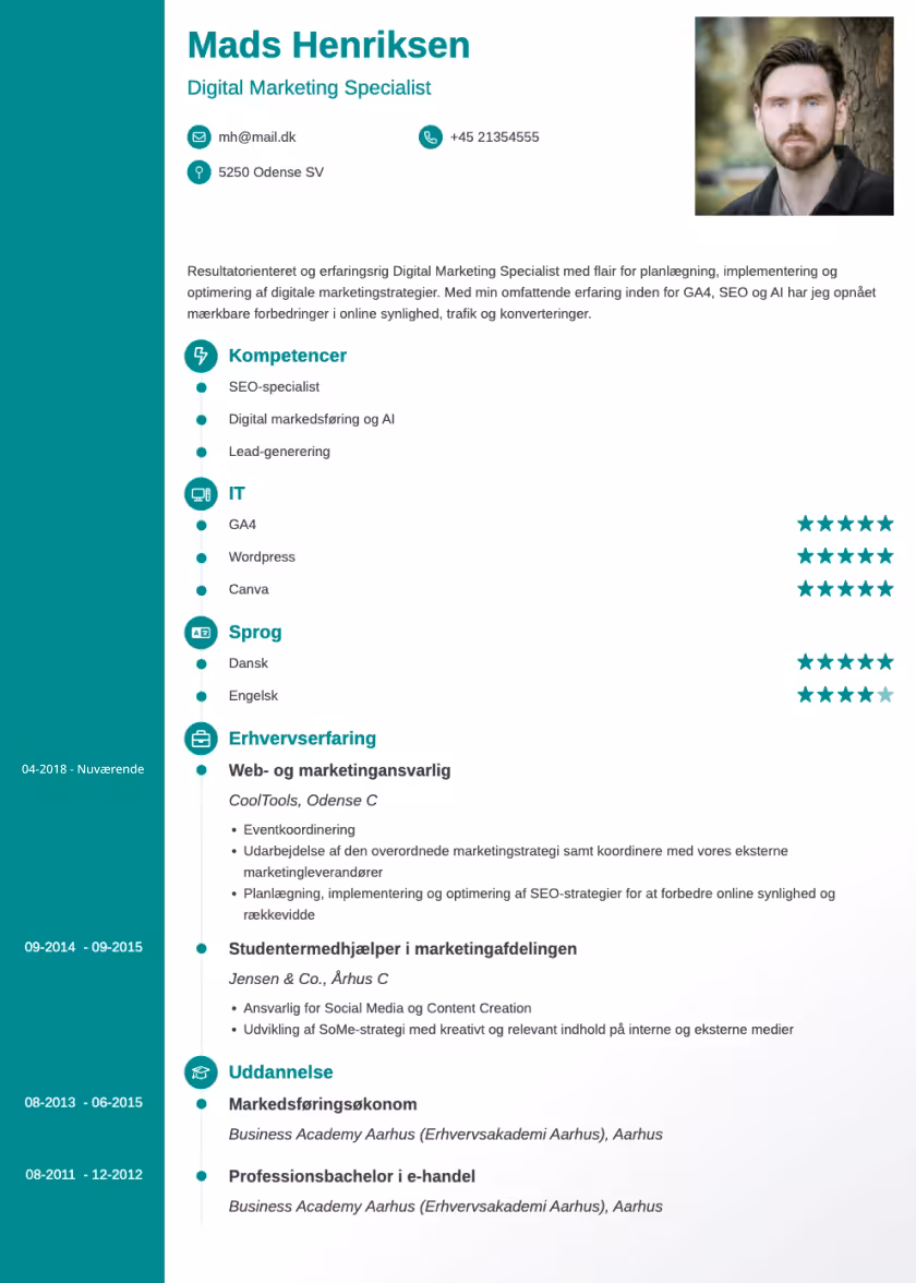 concept cv eksempel